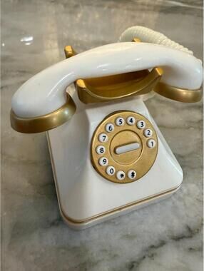 American Girl Doll Grand Hotel White/Gold Miniature Phone Replacement RARE